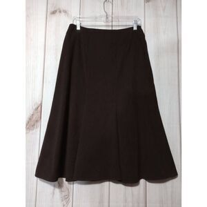 Briggs New York Skirt Ladies 6 Brown Velour‎ #Western